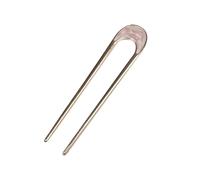 mophrati Tocados en forma de U Simplicidad Niñas Herramienta Estilo Metal Mujeres Tenedor Ligero Cola de caballo diario la barra del cabello la boda, Rosado