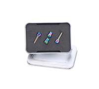 mophrati Tornillos para vástago de bicicleta, tuercas, componentes de fijación, accesorio ciclismo profesional, sujetadores manillar bloqueo aleación titanio, Vistoso