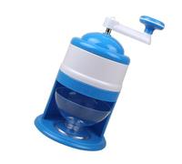 mophrati Trituradora de hielo Manual de 300ml para el hogar, máquina para hacer batidos, afeitadora acero inoxidable para niños, accesorios para fiestas DIY