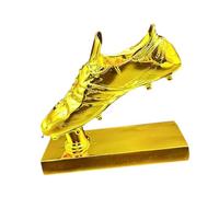 mophrati Trofeo de fútbol, Bota de Premio, Zapatos, artesanía, Acabado único, Exquisito para Espacios de Oficina y obsequios. El Trofeo Garantiza, Base de Oro, 18 x 17.5 x 6.5 cm