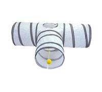 mophrati Túnel portátil para gatos, duradero, ideal para llevar a tus gatitos a todas partes y disfrutar de juegos interactivos que animan tu mascota ejercitarse y moverse diario. También es apto para