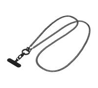 mophrati Vaya con Estilo y Manos Libres, Bandolera con cordón para teléfono Celular Que Capture Recuerdos de la Vida o Algo más Que una Simple Cadena de Accesorios para teléfono, Negro