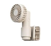 mophrati Ventilador portátil recargable con clip: fácil de llevar a cualquier lugar. Ventilador portátil de ABS. recargable para viajes, albaricoque (1000 mAh)