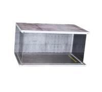 mophrati Vitrina para automóviles Modelo 1/32 con decoración de Escena de Garaje Diorama estacionamiento acrílico La Vitrina estacionamiento 1/32 está Hecha acrílico para una Vida útil. El