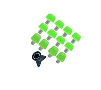 mophrati Zapatos prácticos con Clavos, Tacos y Accesorios de fútbol. Paquete de 12 Tacos fiables para Jugar en Interiores y Exteriores. portátiles para fútbol. , Verde