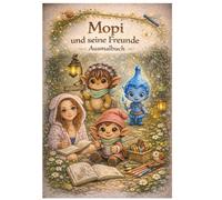 Mopi und seine Freunde - mein erstes Malbuch: Ein zauberhaftes Ausmalbuch für kinder ab 3 Jahren