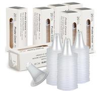 MOPLA 200 Piezas Reemplazable Funda para Termometro,Termómetro Protector Oídos,Tapa De Sonda De TermóMetro,Termometro para Braun Recambio,Todos los Modelos de Termómetro de Oído Braun ThermoScan