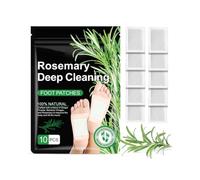MOPZIJA 10 Parches Detox Pies, Parches Desintoxicantes del Cuerpo Mejoran el sueño Aceleran el Metabolismo Eliminan la Humedad y el frío para los pies Parches Desintoxicantes para los pies