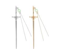 MOPZIJA 2PCS marcapáginas de metal, marcapáginas,mini espada, marcapáginas retro, marcadores personalizados para amantes de la lectura, marcapáginas vintage, regalo para mujeres, hombres, estudiantes