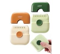 MOPZIJA Cortapelos 2 en 1, 2PCS Cortadora de Puntas Abiertas Cabello, Peine Cortapelo Manual, Diseño de Doble Cara, con Cubierta, para Recortar y Peinar el Cabello Fino,Corta Puntas Abiertas Pelo