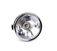 MOQIAOSEIKO 7 pulgadas 35W Moto faro ámbar faro conjunto clásico redondo Compatible with YAMAHA YBR125 YBR 125 2002 2003 2004 2005 2006 2007 2008 2009 2010 2012 2013