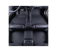 Moqueta Coche para Clase C W203 04-2007 W204 07-14 W205 15-20 W206 21-23 Alfombrillas Personalizadas para Suelo Coche Accesorios Interiores Cuero Artificial(All Black 5 Seat)