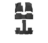 Moqueta Coche para Hyundai para Santa para FE 5 6 7 Asiento Gas para Híbrido 2024 2025 Alfombrillas TPE Revestimiento Suelo Carga para Todo Tipo Clima(Gasoline,FM-6-7 seat-4pcs)