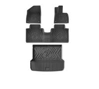 Moqueta Coche para Zeekr 7X 5 Asientos 2024 2025 Suelo Coche Y Revestimientos Carga Almohadilla Maletero TPE Accesorios Repuesto Antideslizantes Todo Tipo Clima(4pcs RHD)