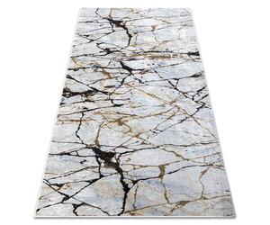 Moqueta con refuerzo de goma LOTUS MARBLE 21136 beige lavable 100x200 cm