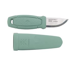 Mora Eldris 13855 - Cuchillo de cuello (acero Sandvik 12C27, mango verde menta, acero 13855)