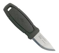 Mora Eldris - Cuchillo para cuello (acero Sandvik 12C27, mango gris oscuro)