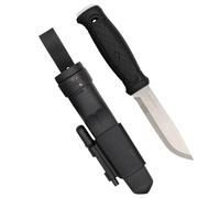 Mora Garberg Black 13914 - Cuchillo con kit de supervivencia