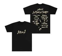 Mora Lo Mismo De Siempre Merch - Camiseta de manga corta para mujer y hombre, Negro, L