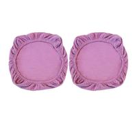 (Morado claro) 2 fundas para silla de oficina con diseño de granos de maíz, funda protectora antipolvo