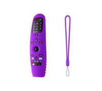 (Morado) Funda de silicona para LG Smart TV Magic AN MR19BA/MR18BA, funda protectora para control remoto AN MR600/MR650A/MR20GA