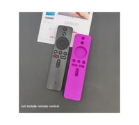 (MORADO OSCURO) Funda protectora de silicona para control remoto de Xiaomi Mi Box S/4x, suave, lisa y a prueba