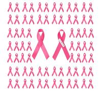 Morain 200 broches de cinta de larga duración para concienciación sobre el cáncer de mama, 7.5cm, cinta