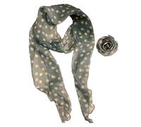 Morain Bufanda de seda suave con puntos, ideal para mujeres elegantes, decoración de cabello y accesorios decorativos, cinturón de seda, g, Talla única