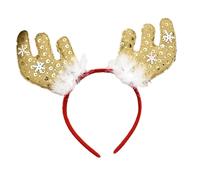 Morain Diadema decorativa de Navidad, festival, fiesta, reno/muñeco de nieve, tocado de festival, accesorio de fiesta, accesorio de disfraz de Navidad, accesorio para el pelo, disfraz de Papá Noel