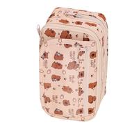 Morain Estuche grande para lápices de alta capacidad, con cremallera, organizador de escritorio para escuela, oficina, viajes, organizadores de gran capacidad