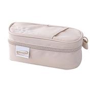 Morain Estuche para lápices, estuche simple y grande, organizador de bolígrafos, cremallera, ampliable, gran capacidad, funda para caja