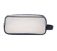 Morain Estuche transparente multifuncional para lápices, gran capacidad, con cremallera, bolsa de viaje para artículos de tocador, organizador transparente