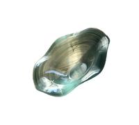 Morain Frutero artístico de vidrio ondulado elegante para servir en la cocina, para entretener, plato de aperitivo contemporáneo, accesorio de cocina