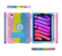 Morain Funda para iPad Mini 6 2021, Resistente a Prueba de Golpes para iPad Mini de 6ª generación de 8.3 Pulgadas, Soporte Giratorio (02)