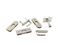 Morain Juego de 6 bolsas de alta calidad con cierre de metal para mujer de moda, reparación de mochilas, proyectos de manualidades creativos, accesorios de bolsa, White, One Size