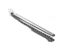 Morain Llave de cadena de trinquete multiusos para coche, herramientas reversibles, agarre de dientes finos, llave de cinturón de cadena ajustable, diseño extendido, acero de alto carbono de alta