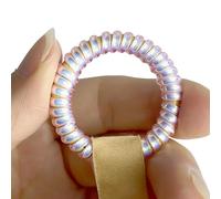 Morain Llavero de silicona seguro para muñecos de felpa, paquete de 6 unidades, diseño suave y flexible, varios colores para niños y adultos, accesorio de llavero colorido, a, Talla única