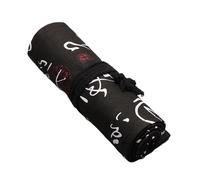 Morain Organizador de lápices de 12/24/36/48/72 agujeros, soporte para lápices, estuche enrollable de lona, suministros escolares para artistas