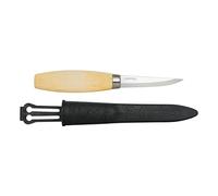 Morakniv Cuchillo de tallado de madera de acero al carbono 106 con vaina, 3.25 pulgadas