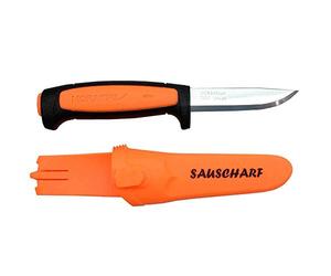 Morakniv Basic 546 Sauscharf - Cuchillo de caza para batida (edición especial), color naranja