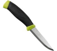 Morakniv Companion (S) Stainless Steel Fixed-Blade Knife With Sheath, Olive Green, 4.1 Inch