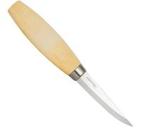 Morakniv Cuchillo de tallado de madera de acero al carbono 106 con vaina, 3.25 pulgadas