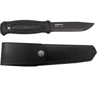 Morakniv Garberg Carbon Leather Sheath Cuchillo, Unisex Adulto, Negro