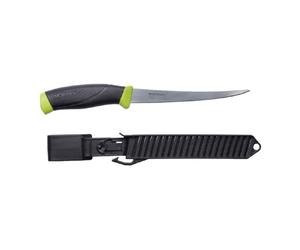 Morakniv Unisex's Companion Filet Knife 15,5 cm, negro y amarillo