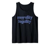 Moralidad sobre la legalidad Código Moral Brújula Buen Humano Sé Amable Camiseta sin Mangas