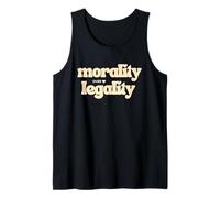 Moralidad sobre la legalidad Código Moral Brújula Buen Humano Sé Amable Camiseta sin Mangas