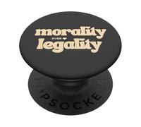 Moralidad sobre la legalidad Código Moral Brújula Buen Humano Sé Amable PopSockets PopGrip Adhesivo
