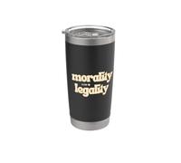 Moralidad sobre la legalidad Código moral Brújula Buen humano Sé amable Vaso térmico de acero inoxidable de doble pared