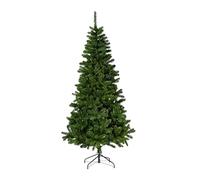 Moranduzzo - Árbol de Navidad artificial "Sirino" - 210 cm Ø 115 cm - Totalmente de PVC de alta calidad, copa tupida y natural, montaje rápido en paraguas, diseño italiano desde 1946