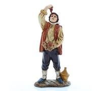 Moranduzzo Come Spaghetti para Belén de 12 Cm Escala 1:15 - Figuras de Belén Indestructibles - Estilo 700', Pintura Acabada a Mano, Producto Oficial, Escultor M. Landi